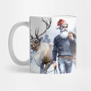 Santa's stroll Mug